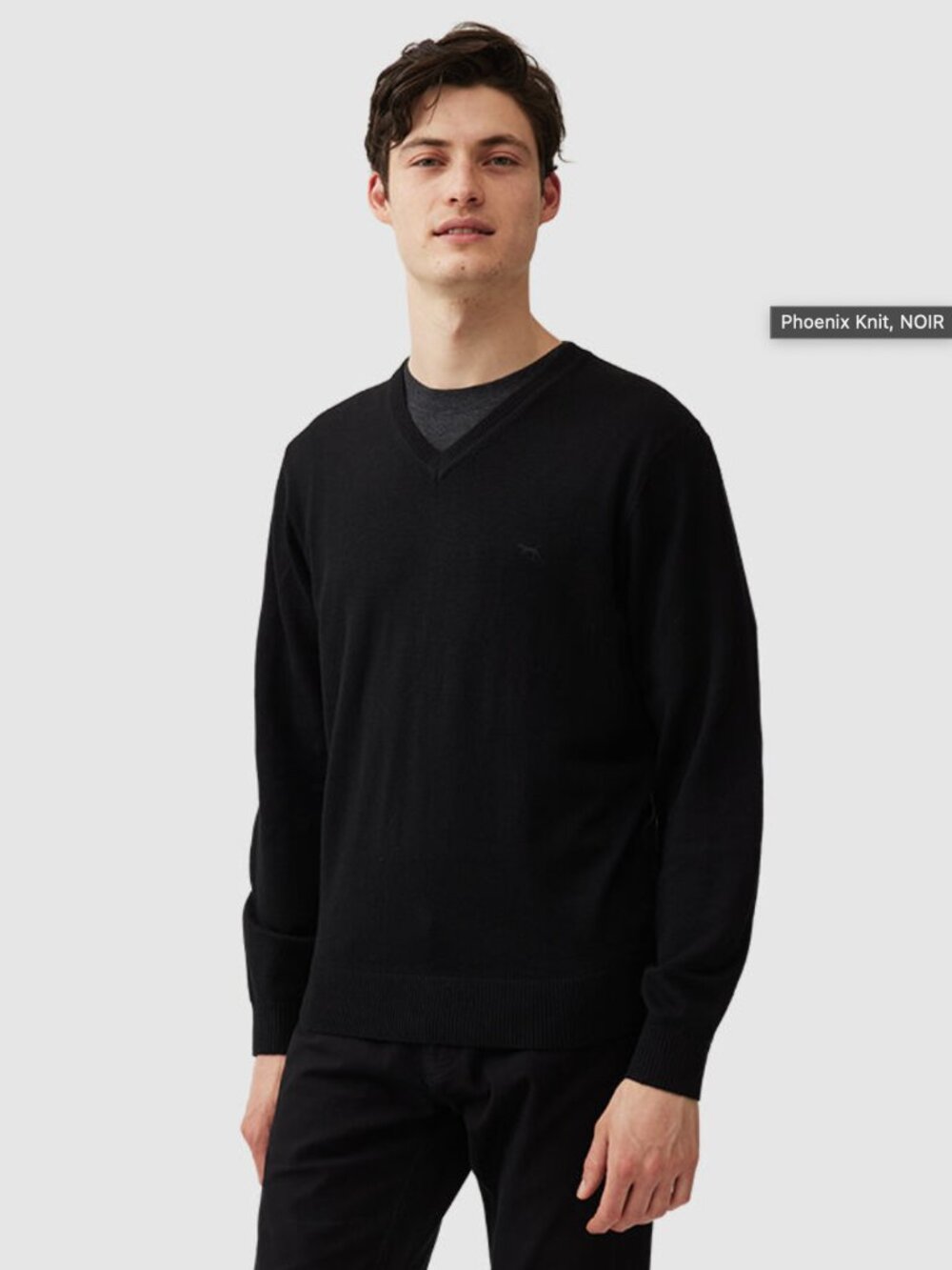 Rodd & Gunn Merino Wool Phoenix Knit Sweater Black New Large